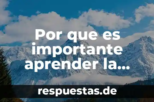 Que es aprender a ser 3 Por que es importante aprender la calidad