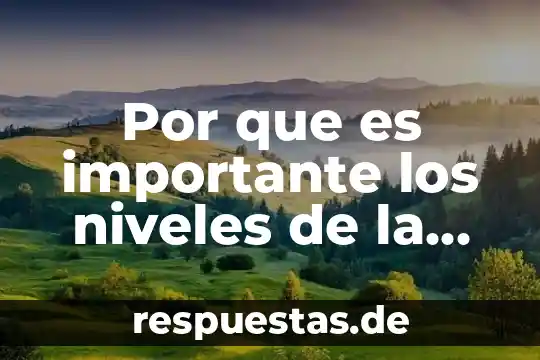 Que es niveles de contaminación 5 Por que es importante los niveles de la materia