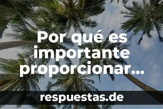 Por que es importante vsisitar los pinos 4 Por qué es importante proporcionar información confiable