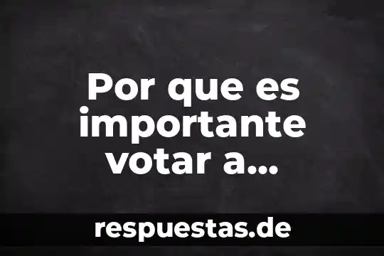Por que es importante reducur los plasticos 3 Por que es importante votar a conciencia