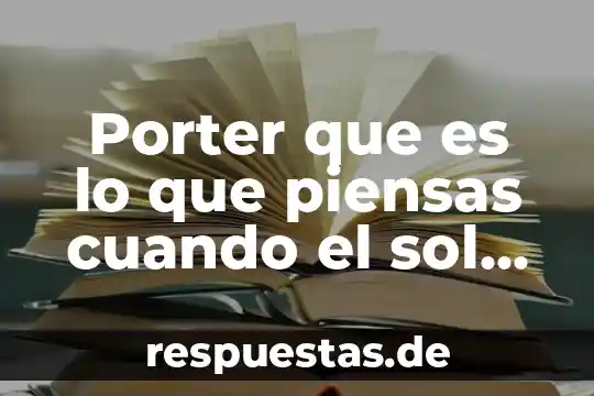 Que es el estres cuando te hacen bullying 5 Porter que es lo que piensas cuando el sol despierta