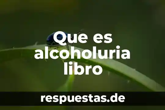 Que es un presagio de un libro 3 Que es alcoholuria libro