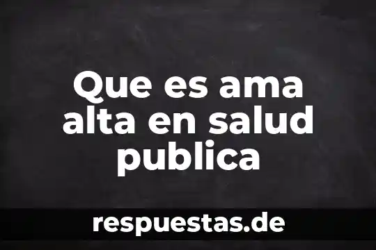 Que es c4 seguridad publica 3 Que es ama alta en salud publica