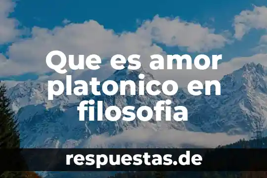 Qué es significa compromiso en filosofía 5 Que es amor platonico en filosofia