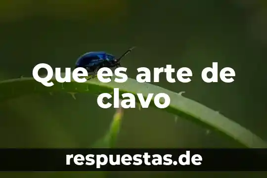 Que es el arte contemporáneo 6 Que es arte de clavo