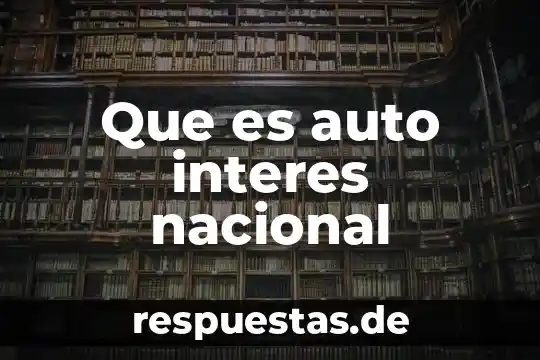 Qué es un animal salvaje ejemplos 5 Que es auto interes nacional