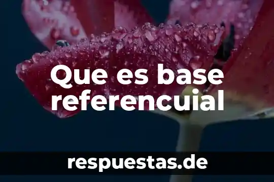 Que es concepto en base de datos 5 Que es base referencuial