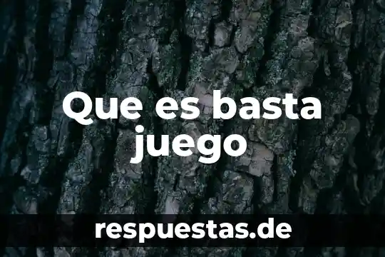 La teoría del juego que es 5 Que es basta juego