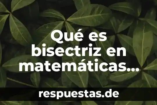 Qué es un rótulo en matemáticas 7 Qué es bisectriz en matemáticas símbolo