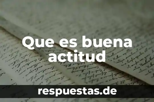 Que es la buena gobernanza 8 Que es buena actitud