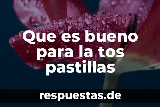 Acpi tos 1900 que es 4 Que es bueno para la tos pastillas