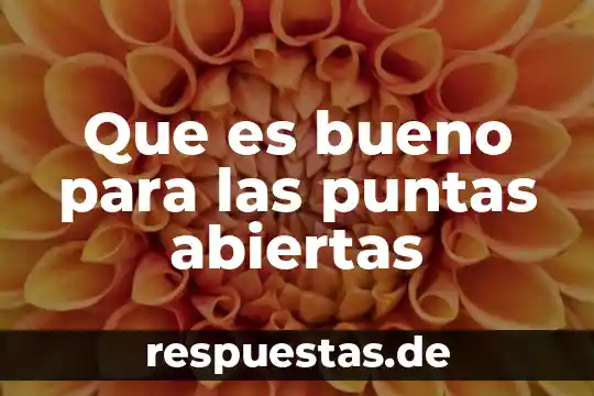 Qué es energía cinética 3 Que es bueno para las puntas abiertas