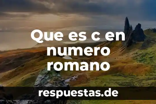 Que es la condemnation en derecho romano 7 Que es c en numero romano