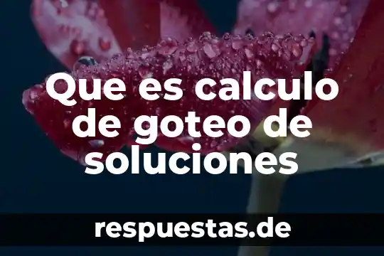 Qué es reproducción animal dominios org 7 Que es calculo de goteo de soluciones