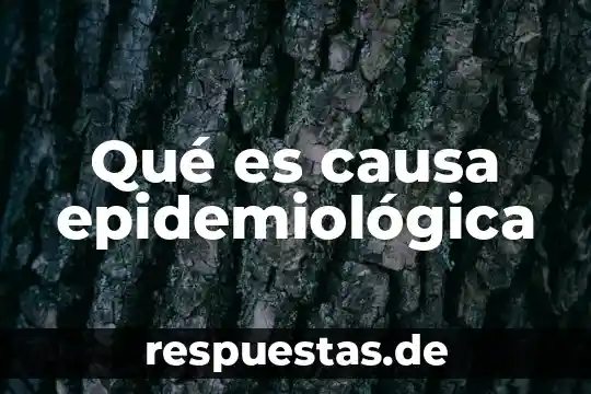 Que es la filosofia esencia y causa 6 Qué es causa epidemiológica