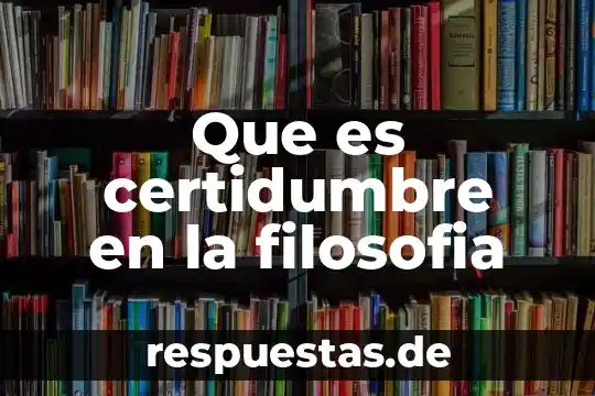Que es esotérico en filosofia 4 Que es certidumbre en la filosofia