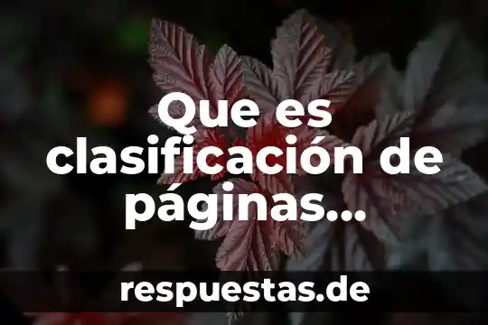 Qué es una tarjetas de control electrónicas 4 Que es clasificación de páginas electrónicas