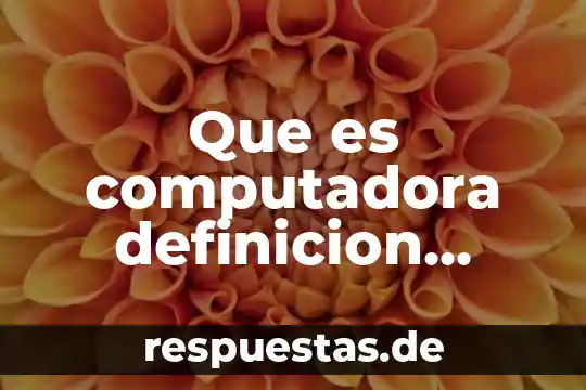 Una breve conclusión de que es excel 3 Que es computadora definicion breve