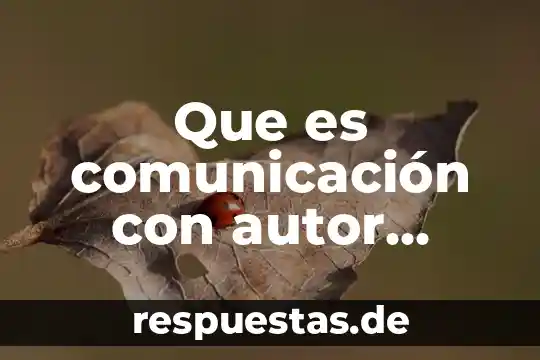 Que es el analisis de la situacion concepto por autor 7 Que es comunicación con autor perspectivas y ocpacion