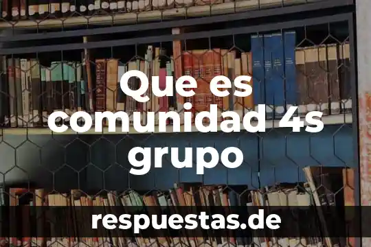 Que es vincular un grupo con otro grupo facebook 4 Que es comunidad 4s grupo