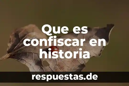 Que es el absolutismo en historia 4 Que es confiscar en historia