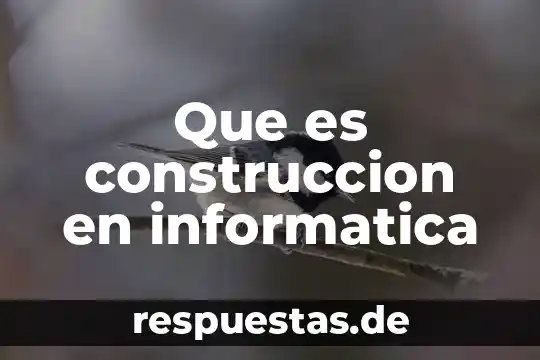 Que es nombre de la ruta de acceso en informatica 4 Que es construccion en informatica