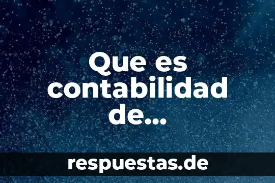 Que es anglosajón en contabilidad 6 Que es contabilidad de constructoras
