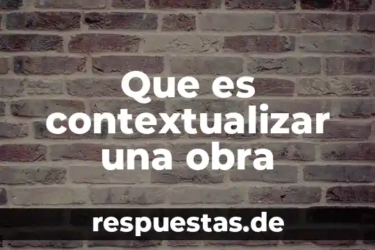 Que es el registro en el ran 8 Que es contextualizar una obra