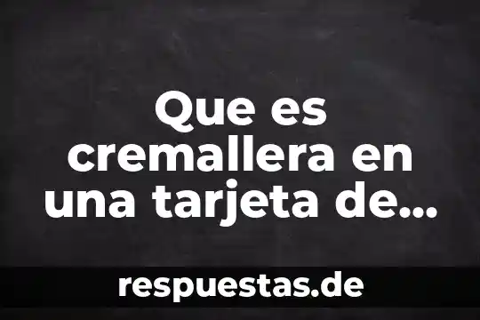 Qué es pretérito perfecto condicional ejemplo saltar 6 Que es cremallera en una tarjeta de credito