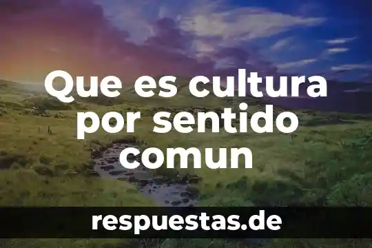 Que es sentido de pertenencia para niños 8 Que es cultura por sentido comun