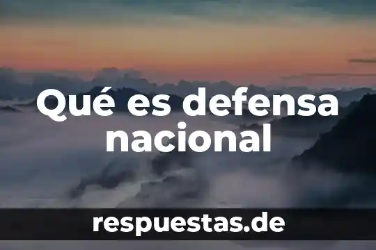 Que es la polarización como mecanismo de defensa 5 Qué es defensa nacional