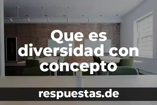 Que es el concepto de habilidades 6 Que es diversidad con concepto