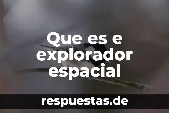 Qué es treonina significado 4 Que es e explorador espacial