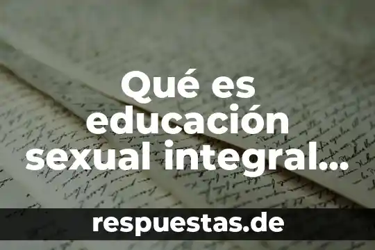 Que es un censo de carga electrica arquitectura 8 Qué es educación sexual integral y ejemplo