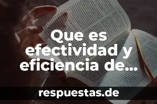 Que es operaciones con valores absolutos 7 Que es efectividad y eficiencia de las operaciones