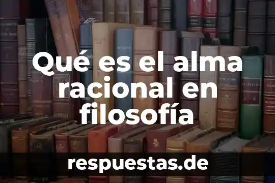 Que es el uso racional de los recursos el universal 5 Qué es el alma racional en filosofía