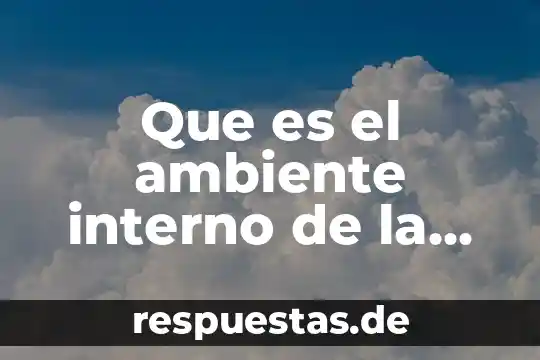 Qué es un ambiente escolar concepto 7 Que es el ambiente interno de la mercadotecnia trackid sp-006