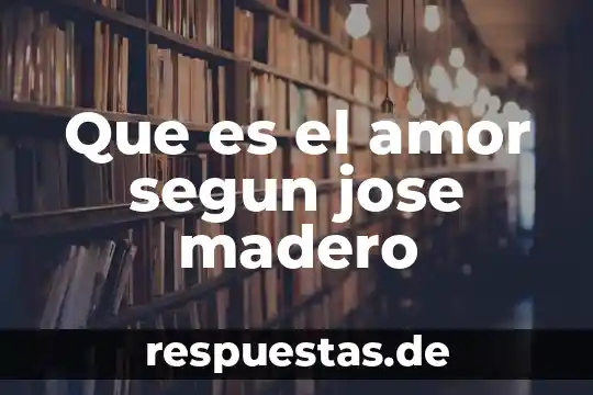 Que es significa hacer el amor 4 Que es el amor segun jose madero