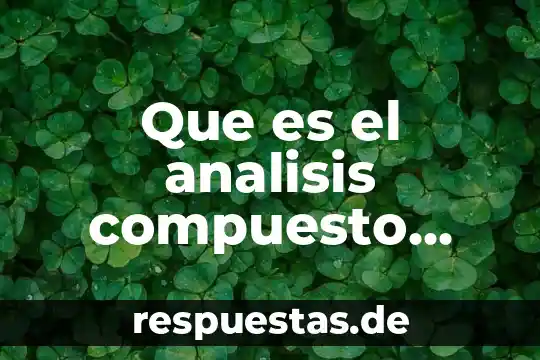 Elemento químico que es amarillo 7 Que es el analisis compuesto quimico
