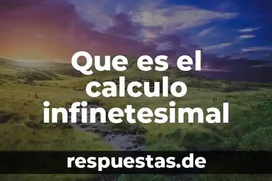 Cálculo de interés compuesto que es 6 Que es el calculo infinetesimal