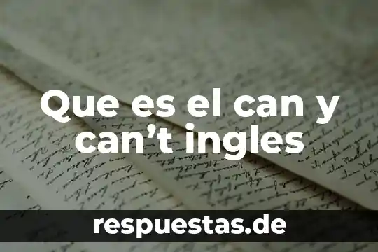 Que es la flecha de un carro en ingles 4 Que es el can y can’t ingles