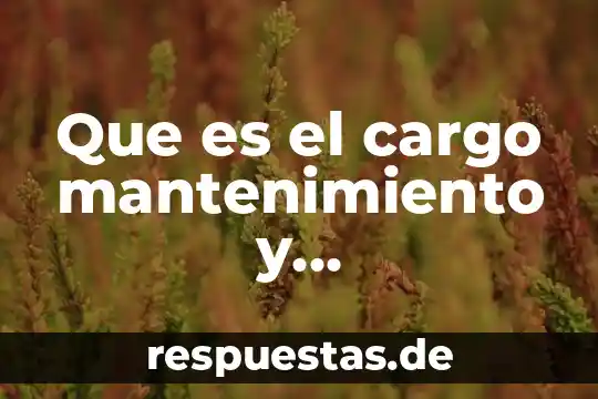 Que es amenaza en administracion 3 Que es el cargo mantenimiento y administracion santander