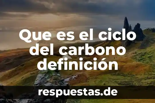 Que es un ciclo de vida de desarrollo de software 3 Que es el ciclo del carbono definición