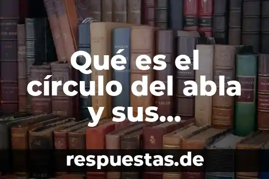 Ejemplo de que es es el circulo 3 Qué es el círculo del abla y sus elementos