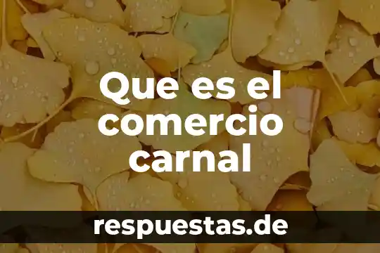 Qué es el número par e impar 3 Que es el comercio carnal