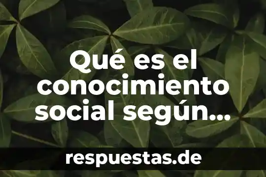 Hacinamiento social que es 8 Qué es el conocimiento social según Juan Delval