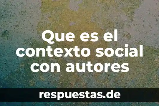 Qué es readaptación social definición 6 Que es el contexto social con autores