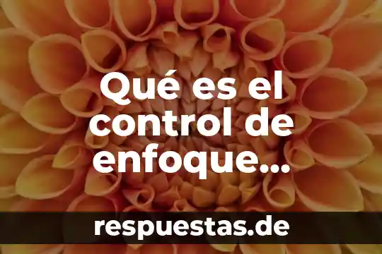 ¿Qué es mejor el mantenimiento preventivo o correctivo? 6 Qué es el control de enfoque preventivo