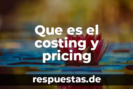 Qué es intrepido en filosofía 8 Que es el costing y pricing