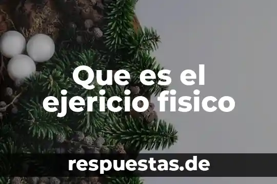 Qué es un fenómeno físico concepto 5 Que es el ejericio fisico